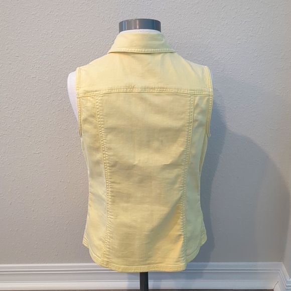 ✨3 For $30✨Chicos Denim Vest EUC Like New - Picture 3 of 3